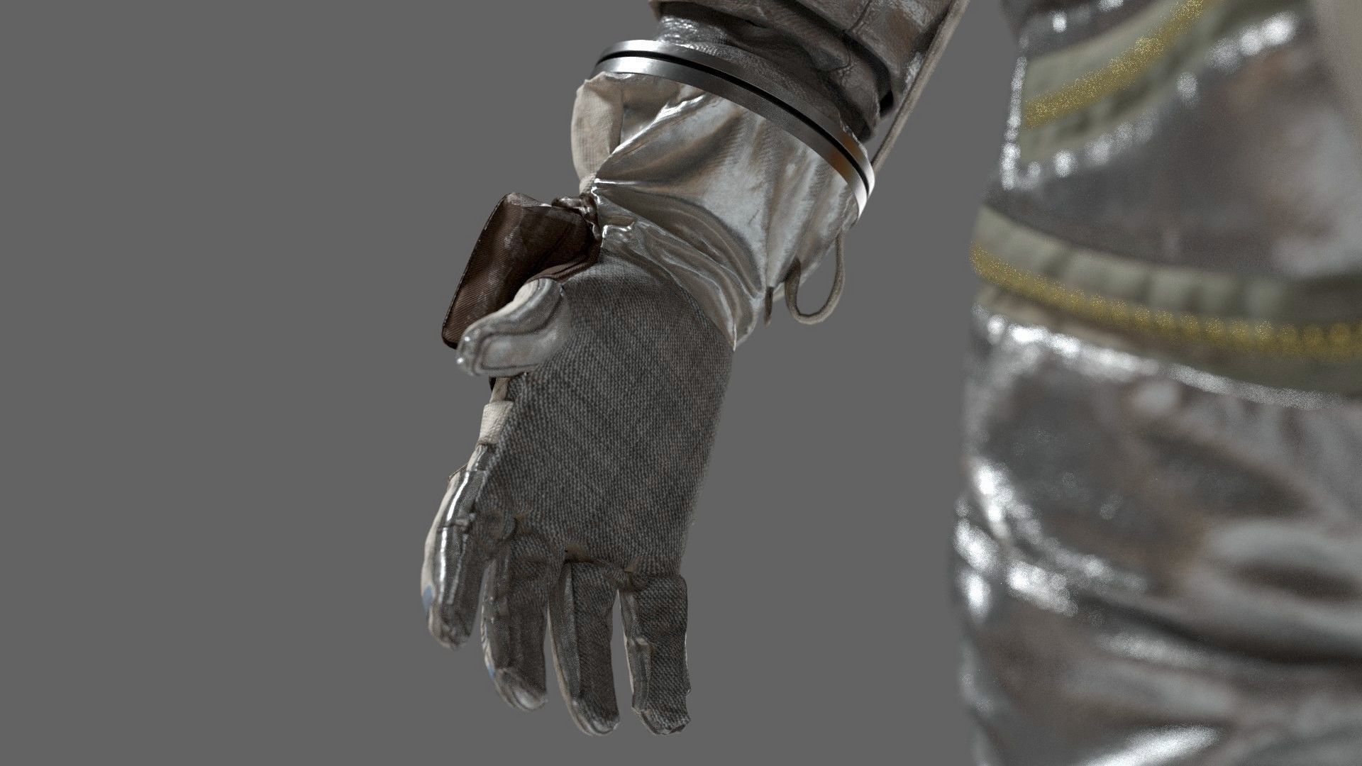 SPACESUIT Silver Mercury Navy Mark IV 3D model_12