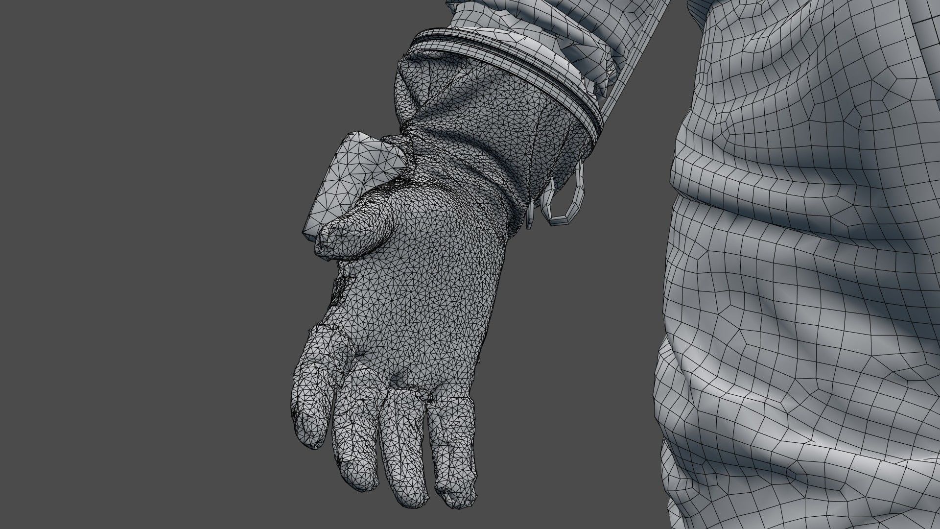 SPACESUIT Silver Mercury Navy Mark IV 3D model_38