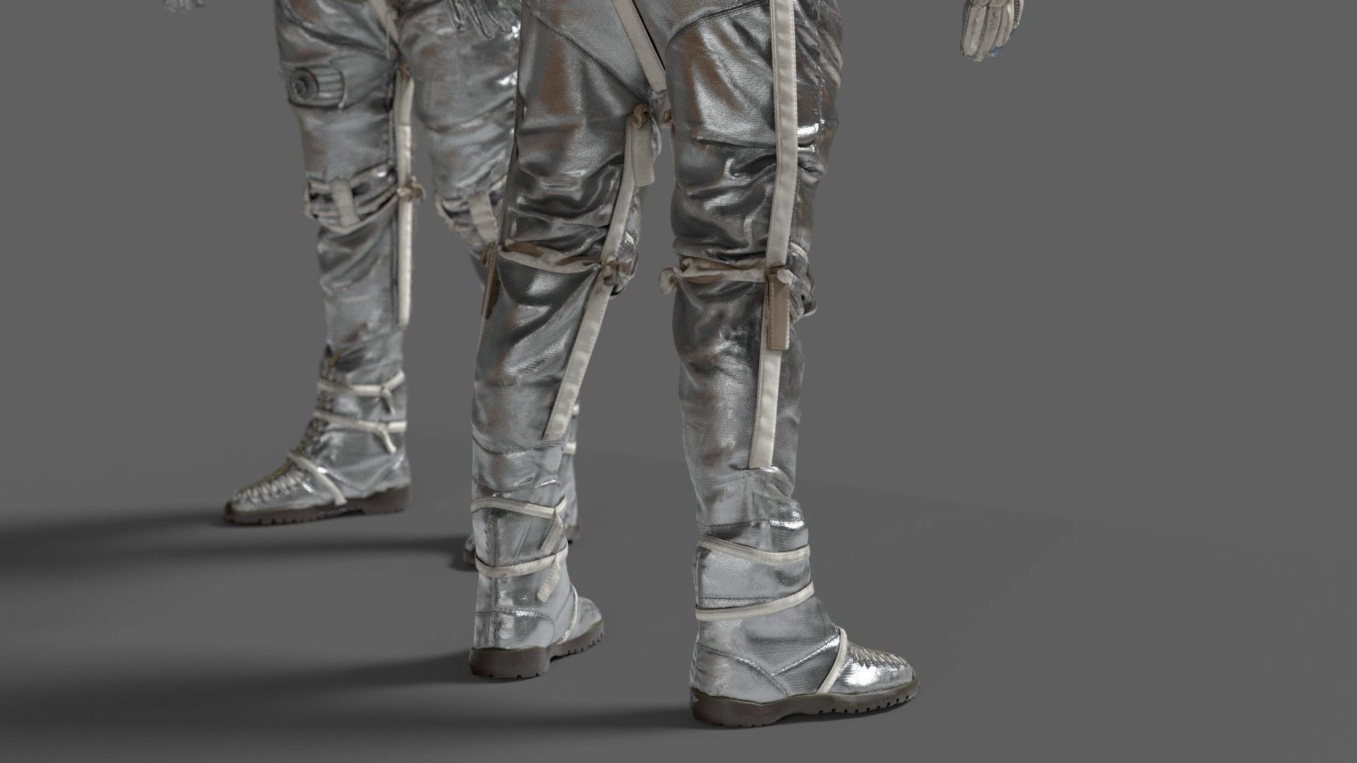 SPACESUIT Silver Mercury Navy Mark IV 3D model_9