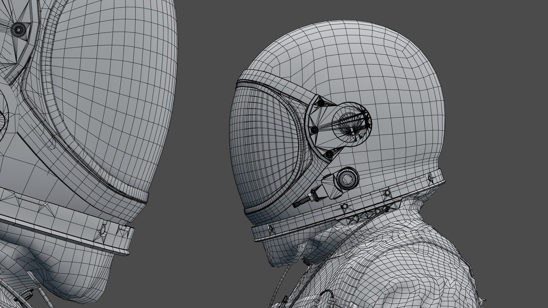 SPACESUIT Silver Mercury Navy Mark IV 3D model_40