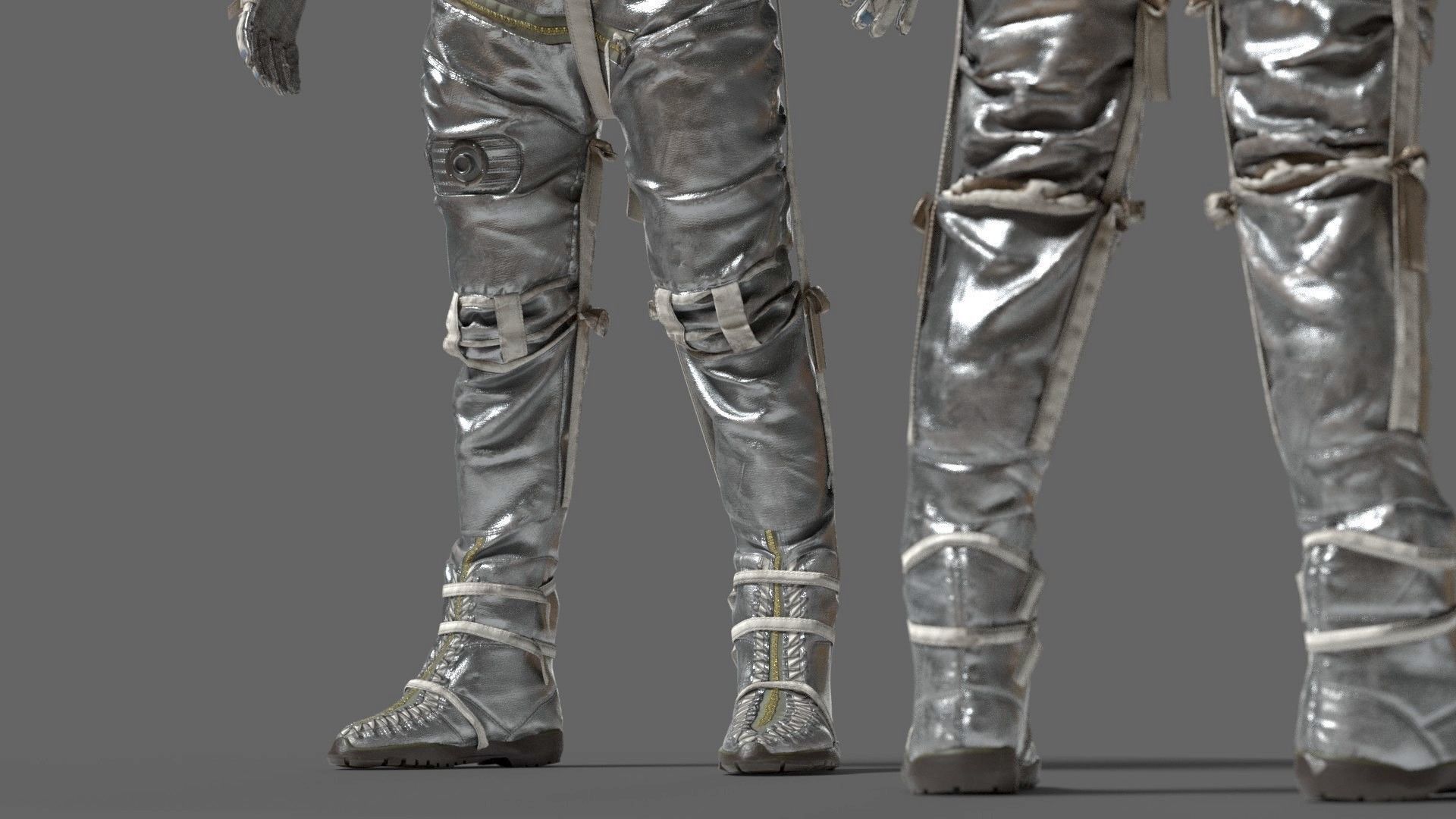 SPACESUIT Silver Mercury Navy Mark IV 3D model_8