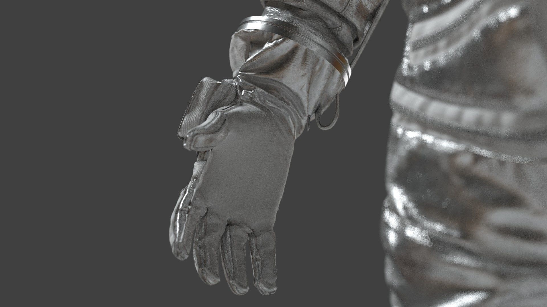 SPACESUIT Silver Mercury Navy Mark IV 3D model_25