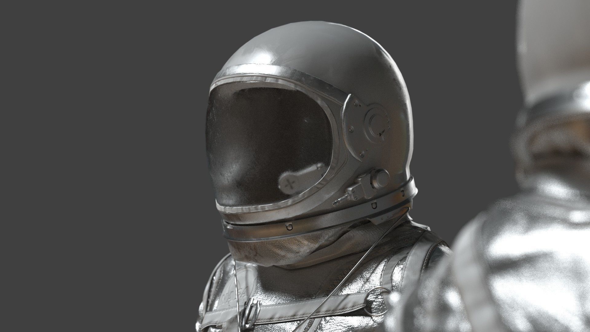 SPACESUIT Silver Mercury Navy Mark IV 3D model_19