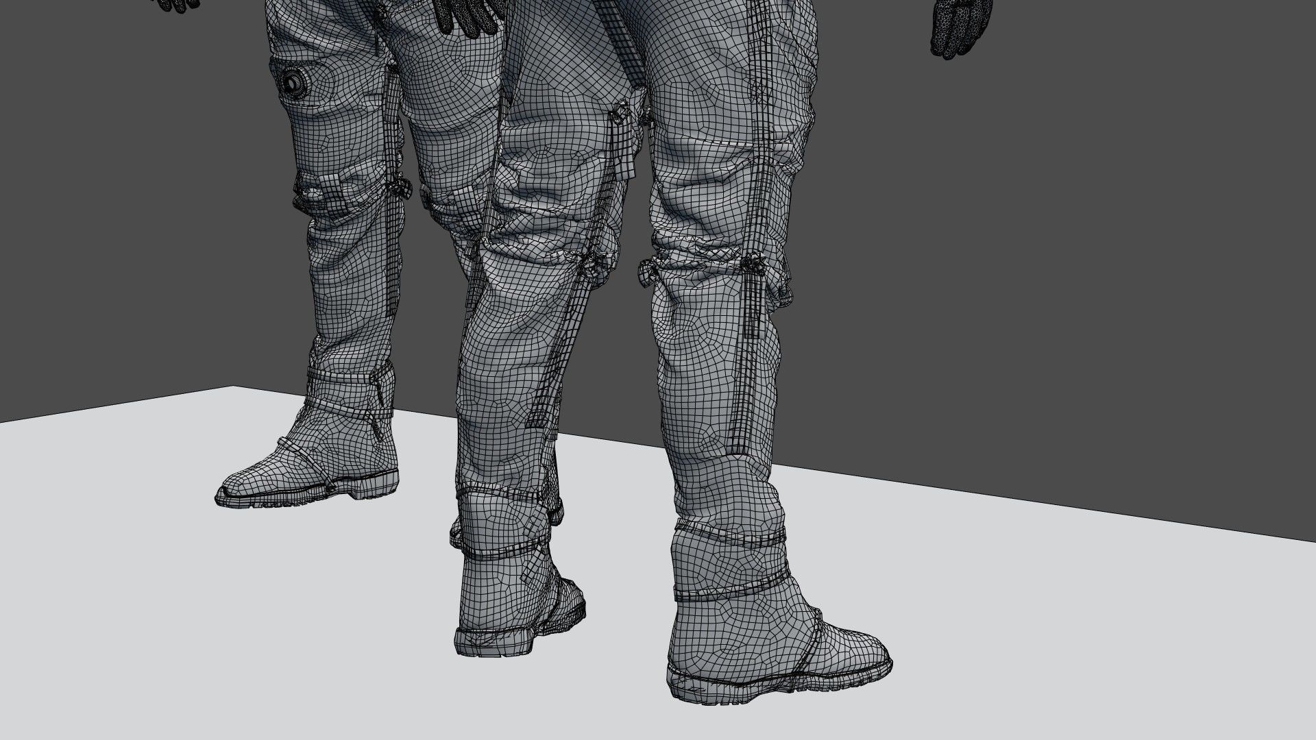 SPACESUIT Silver Mercury Navy Mark IV 3D model_35