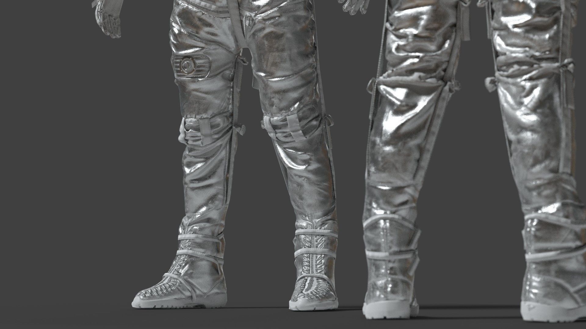 SPACESUIT Silver Mercury Navy Mark IV 3D model_21