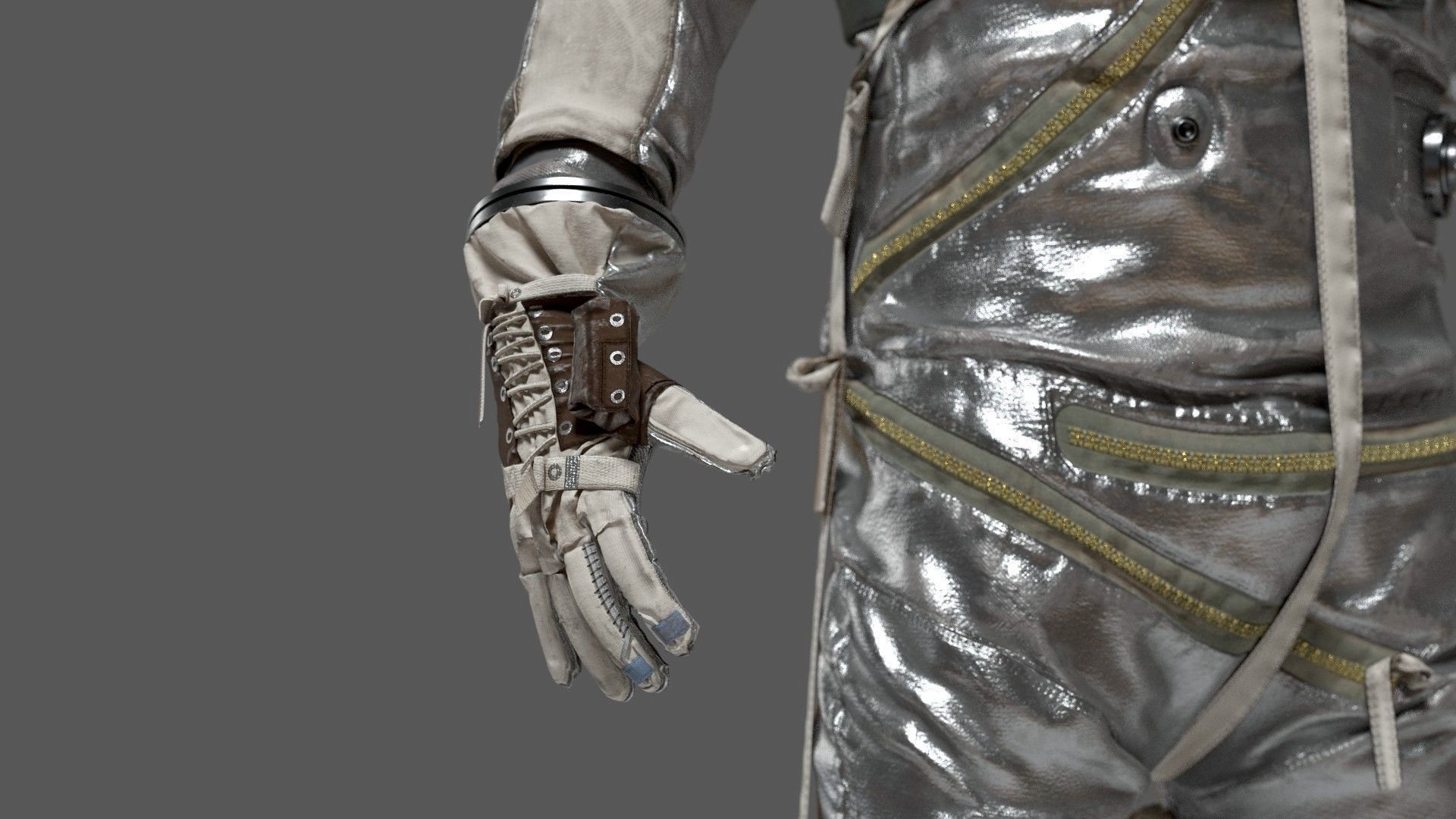 SPACESUIT Silver Mercury Navy Mark IV 3D model_11