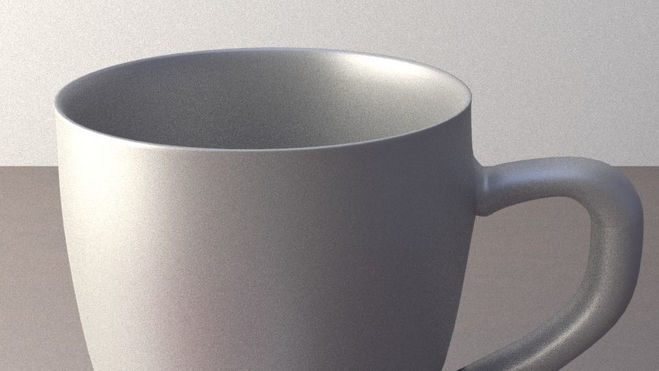 2 Donuts And Mug Low-poly 3D model_6