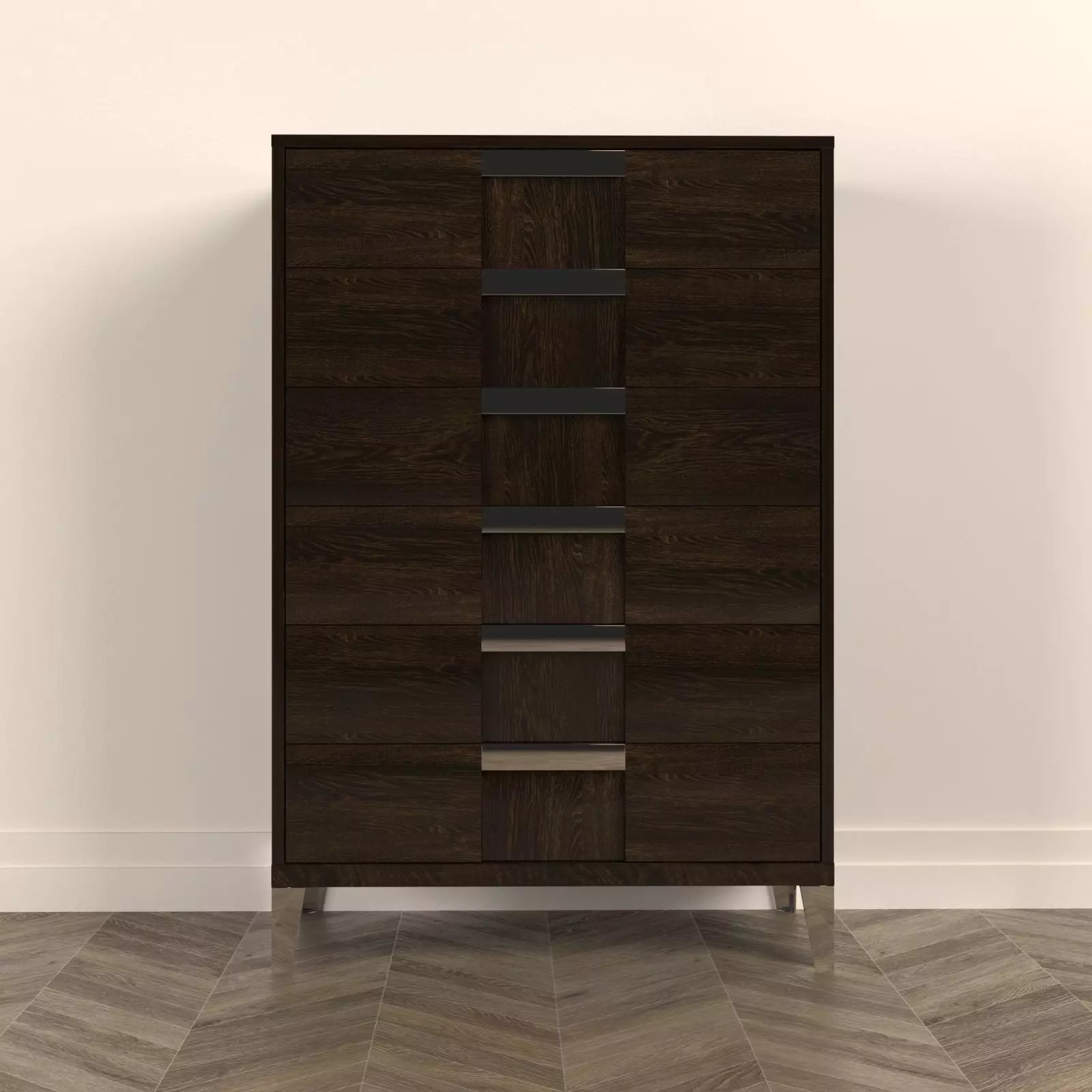 ALF Soprano chest Modern Itallian woodern furniture 3D model_0