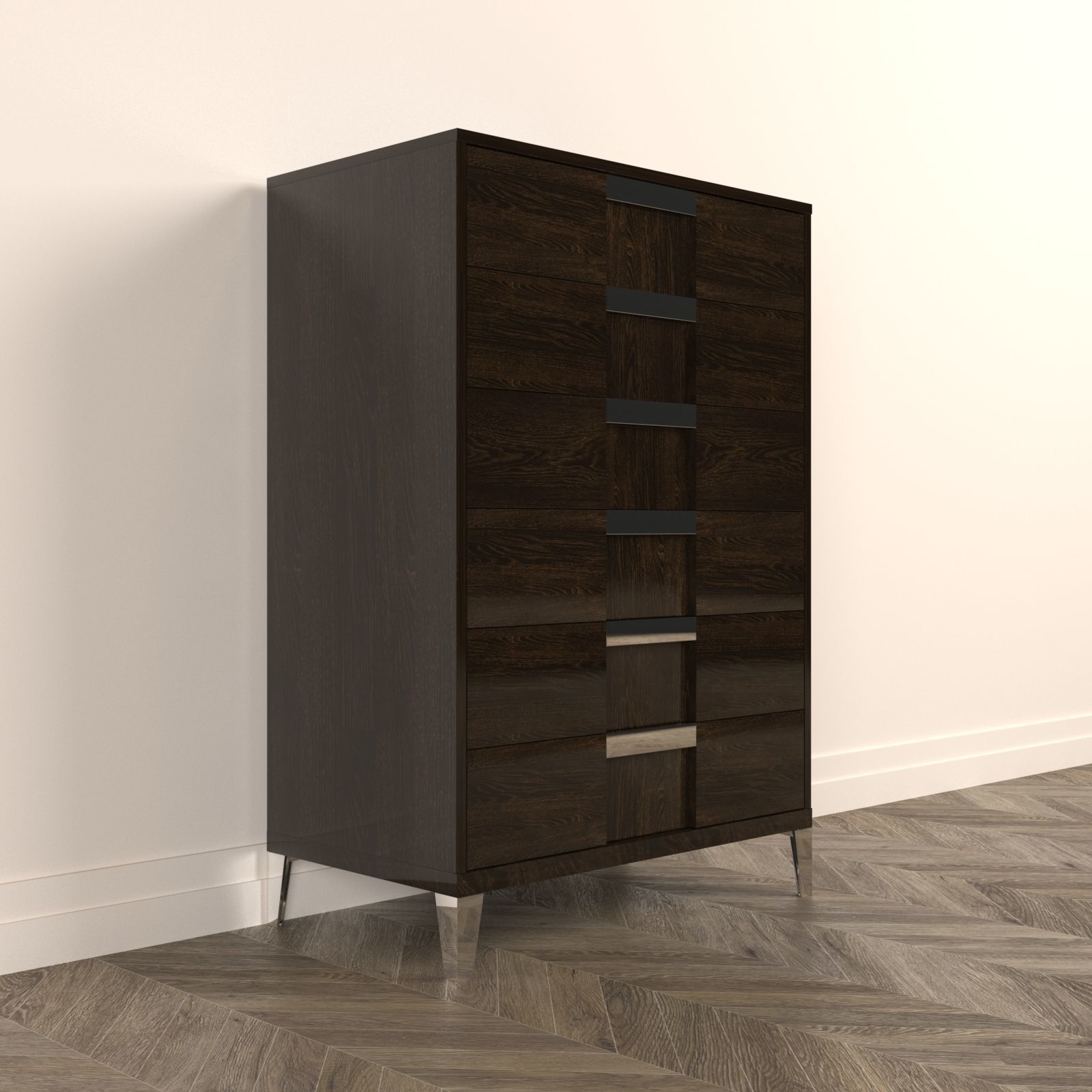 ALF Soprano chest Modern Itallian woodern furniture 3D model_1