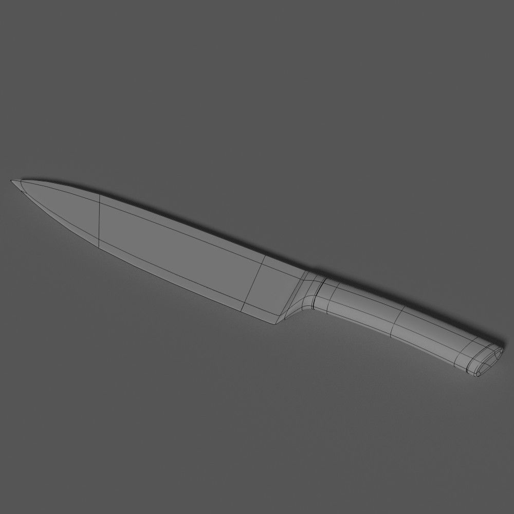 Kitchen Knife 3D model_1
