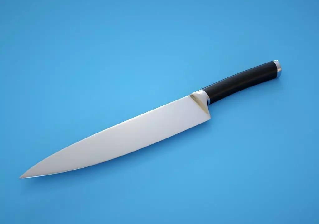 Kitchen Knife 3D model_0