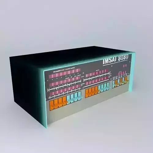 wargames IMSAI 8080 computer Free 3D model