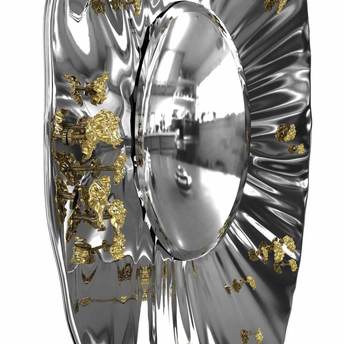 saya modern mirror by brabbu 3d model 3D model_4