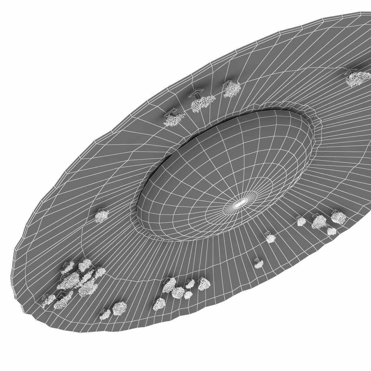 saya modern mirror by brabbu 3d model 3D model_9