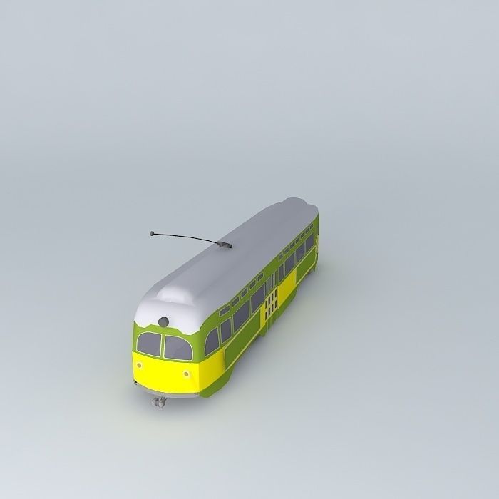 Tram a lang dang Free 3D model_1