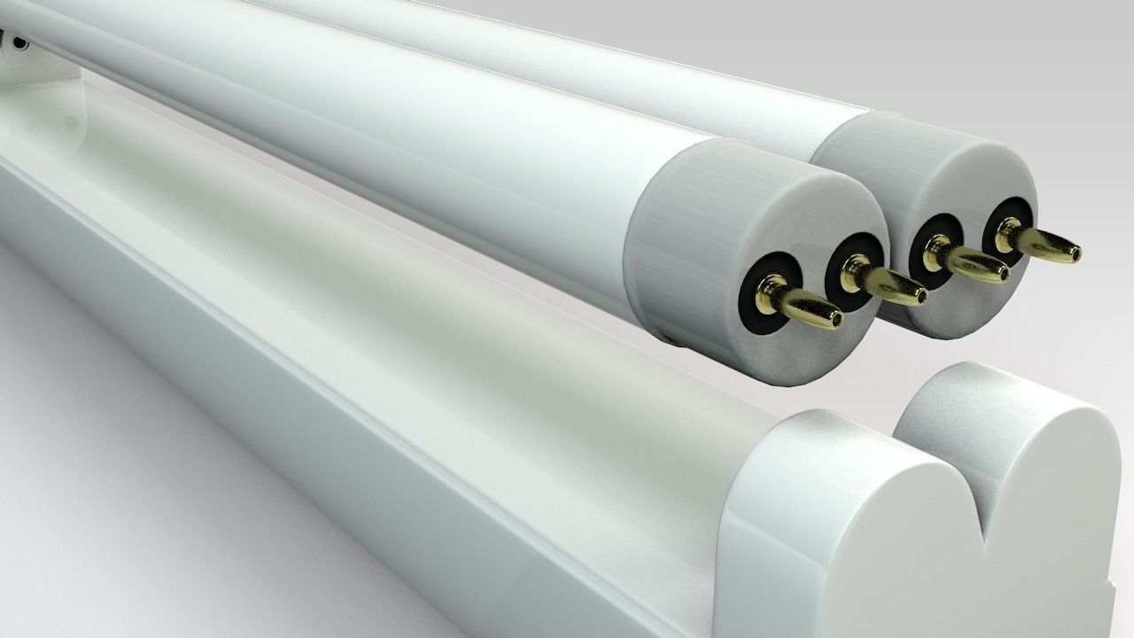 Light tube 3D model_5