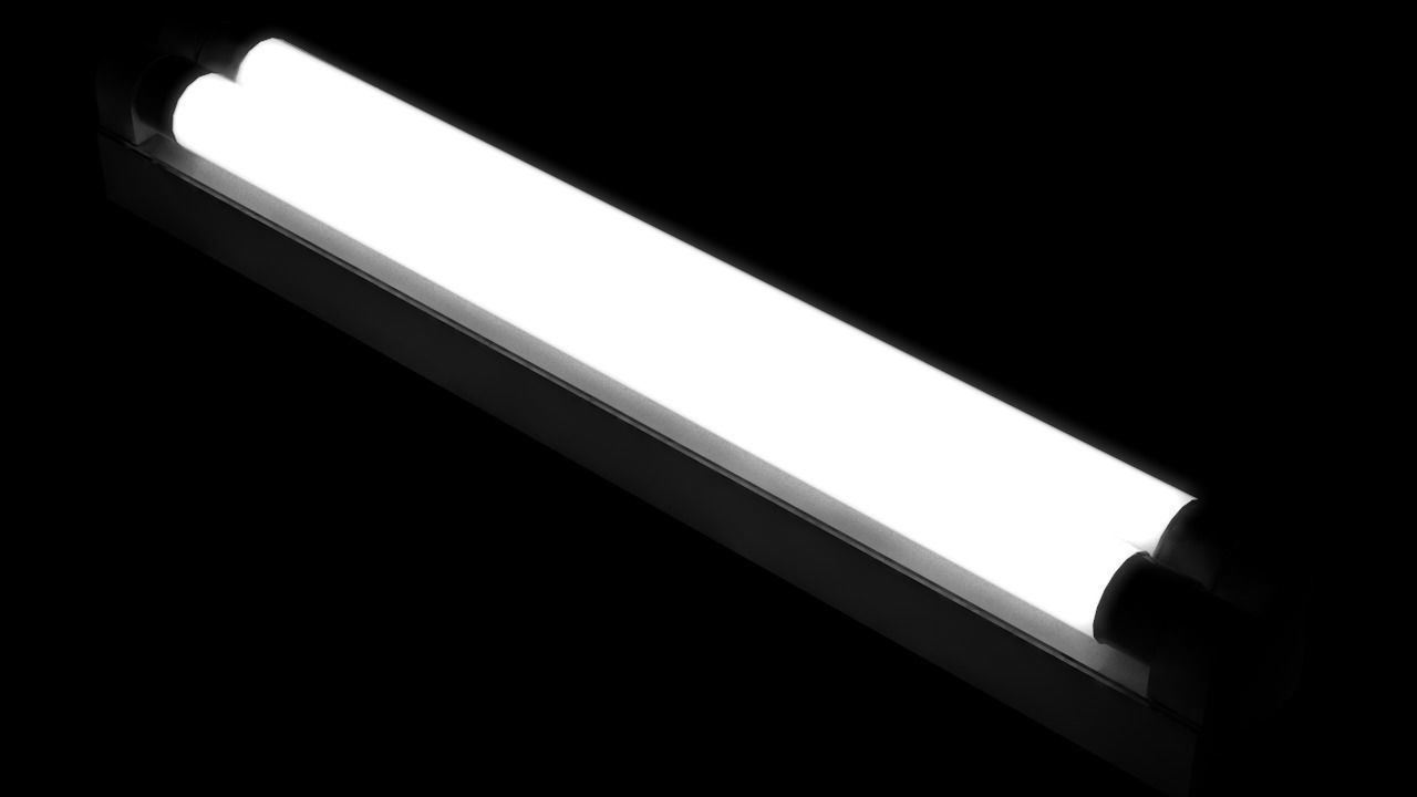 Light tube 3D model_2