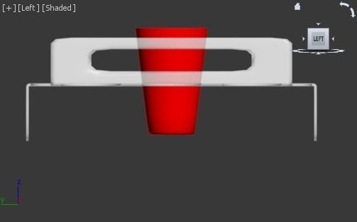 ACRYLLIC TRAY FOR 12oz PLASTIC CUPS Low-poly 3D model_9
