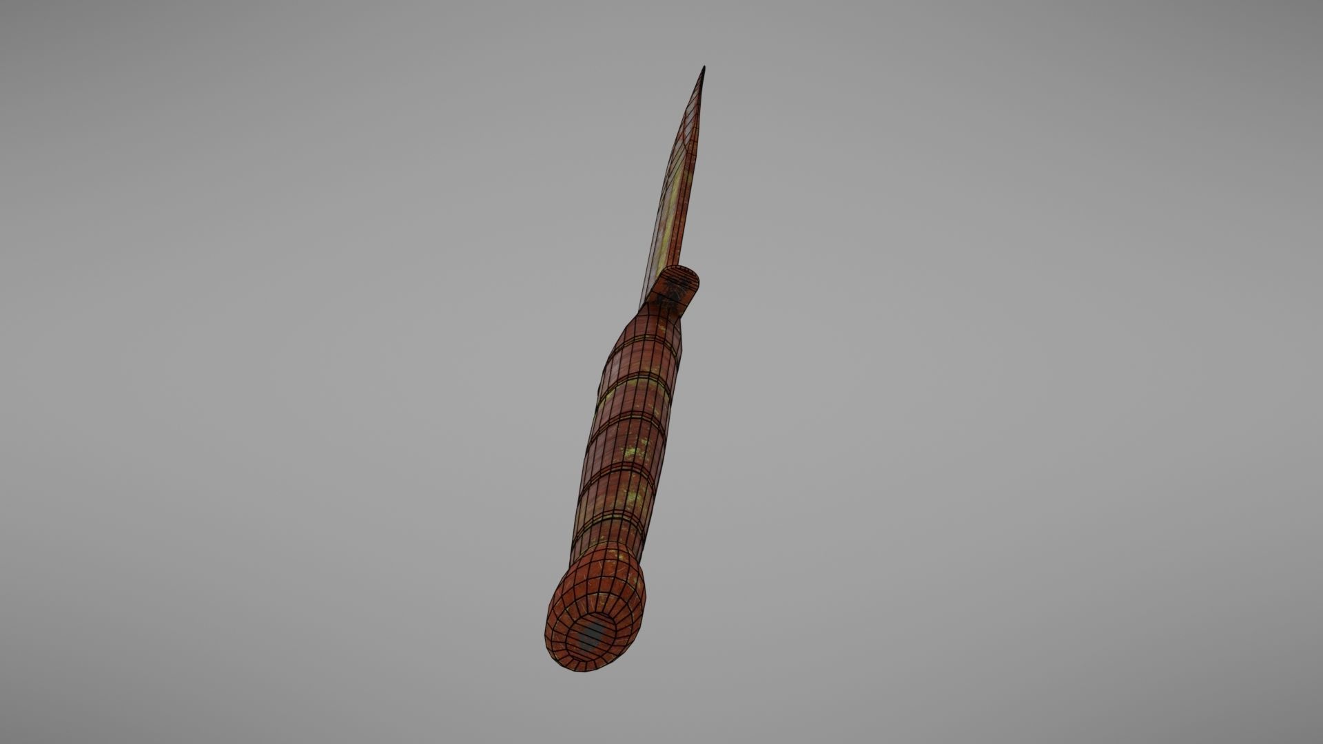 Knife Ka-Bar Low-poly 3D model_38