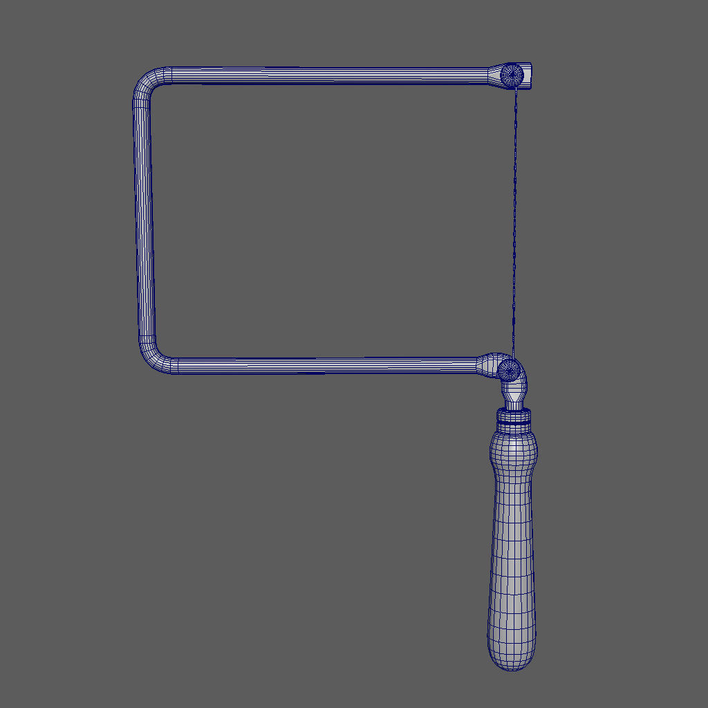 Carpenter saw 3D model_3