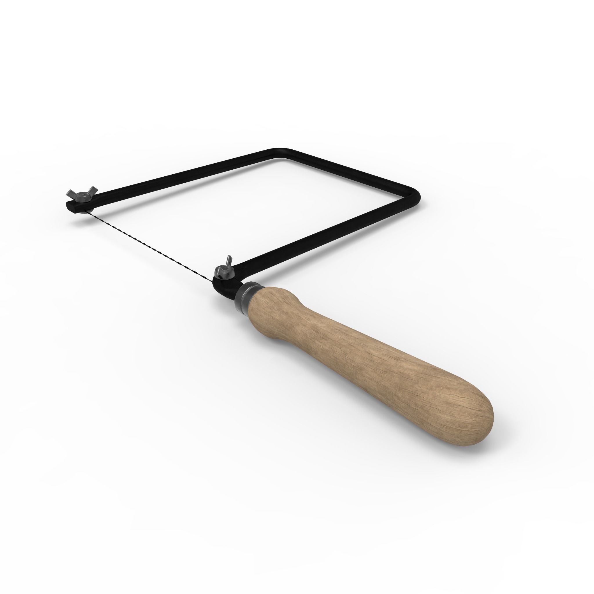 Carpenter saw 3D model_2