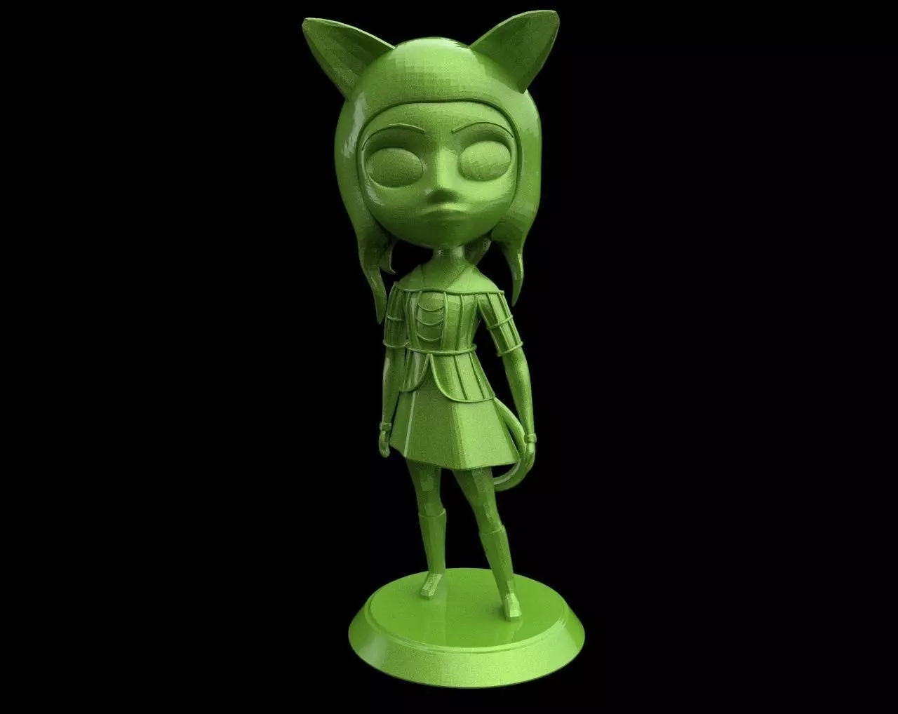 Milana Plush 3d print model 3D print model