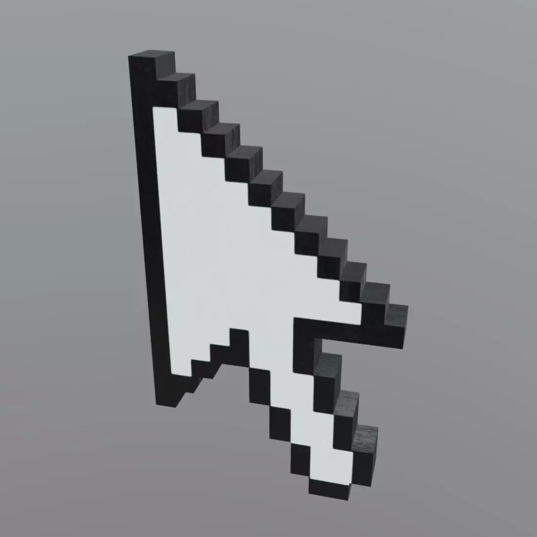 Cursor Arrow Low-poly 3D model_0