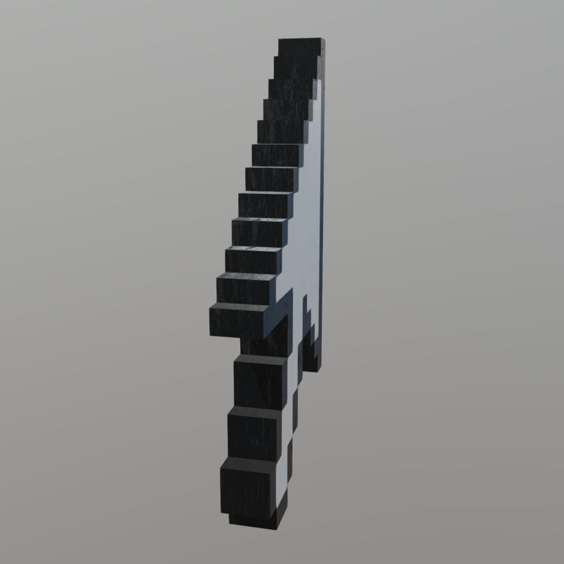 Cursor Arrow Low-poly 3D model_3