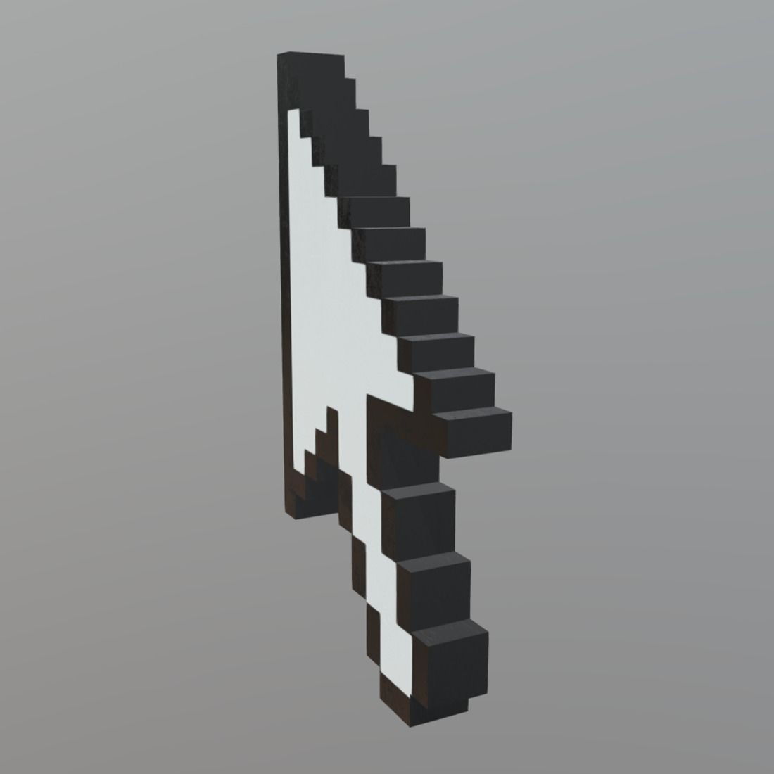 Cursor Arrow Low-poly 3D model_2