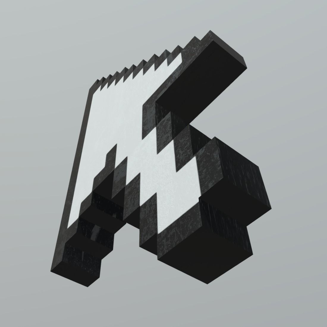 Cursor Arrow Low-poly 3D model_7