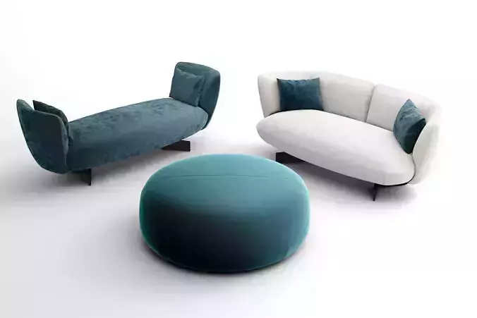 Giorgetti Galet sofa and daybed