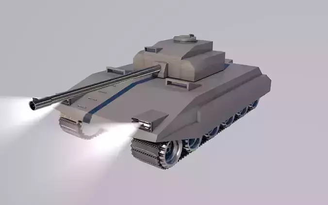 Tank model with light