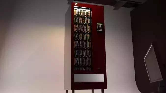 CHOCOLATE SNACK  VENDING MACHINE  3D model