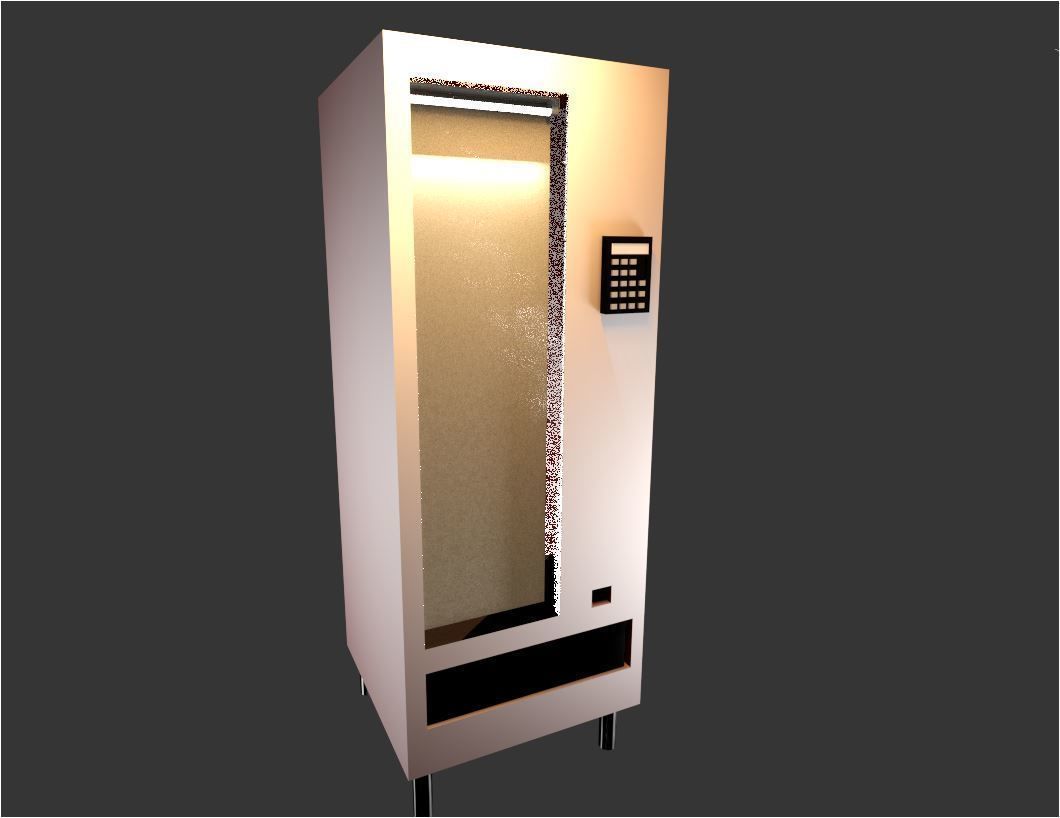 CHOCOLATE SNACK  VENDING MACHINE  3D model_4