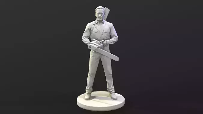 Ash vs evil dead figurine 3D print model