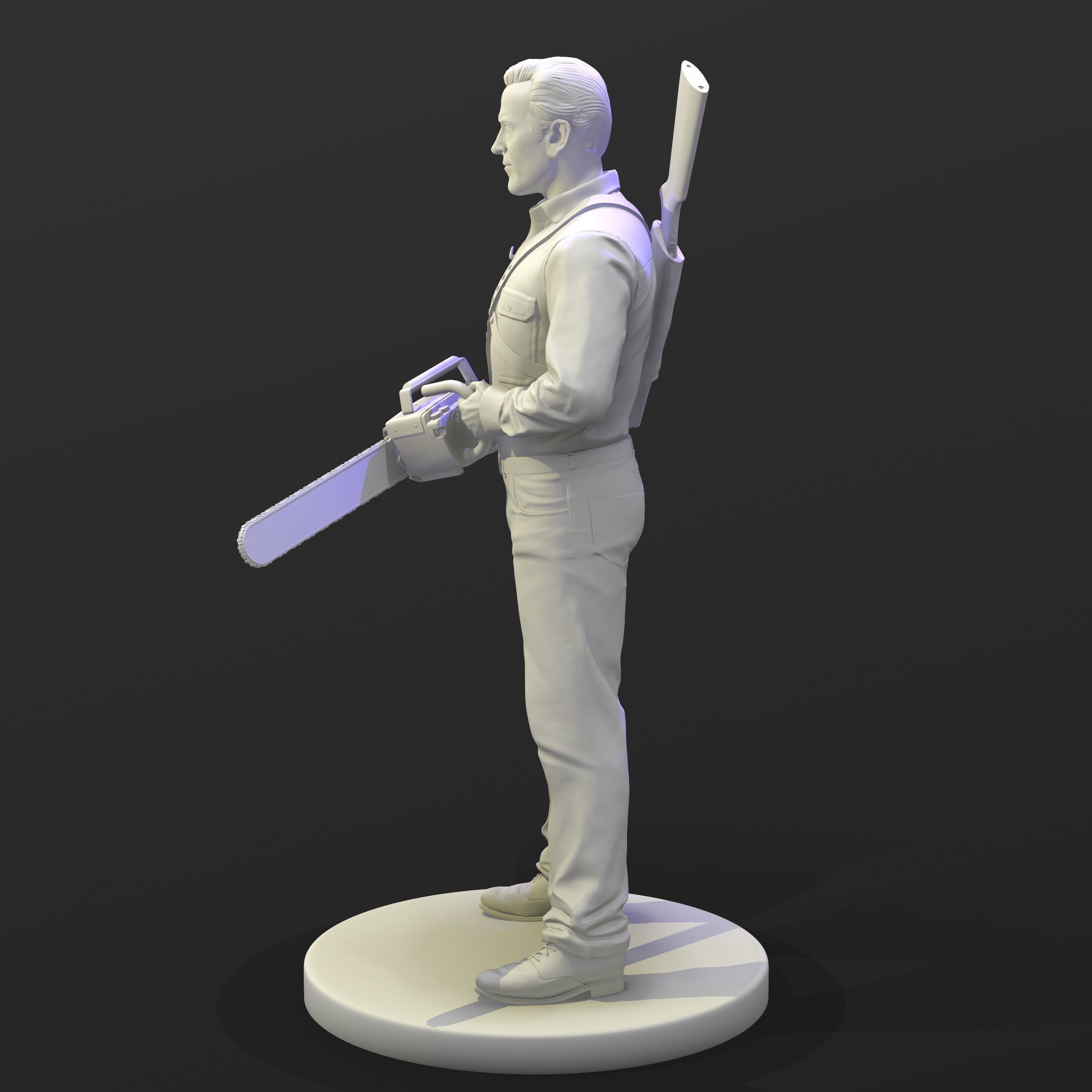 Ash vs evil dead figurine 3D model 3D printable | CGTrader