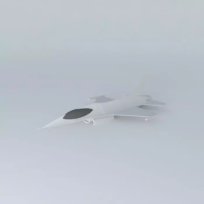 aeroplane fighter jet Free 3D model_0