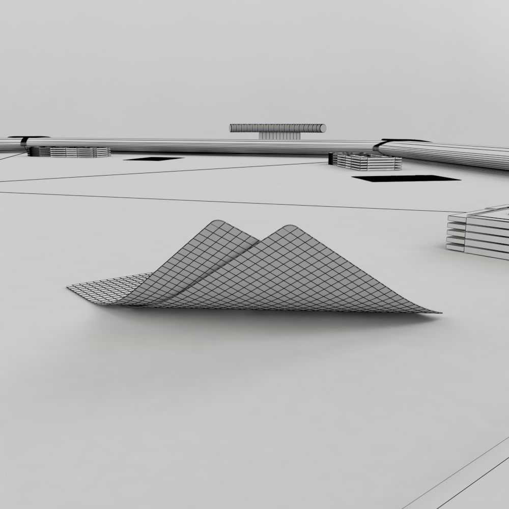 Hexagon Poker Table with 6 Chairs 3D model_4