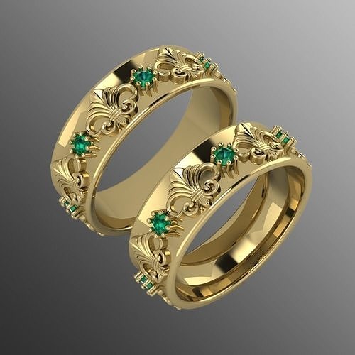 Ring od 6 3D print model