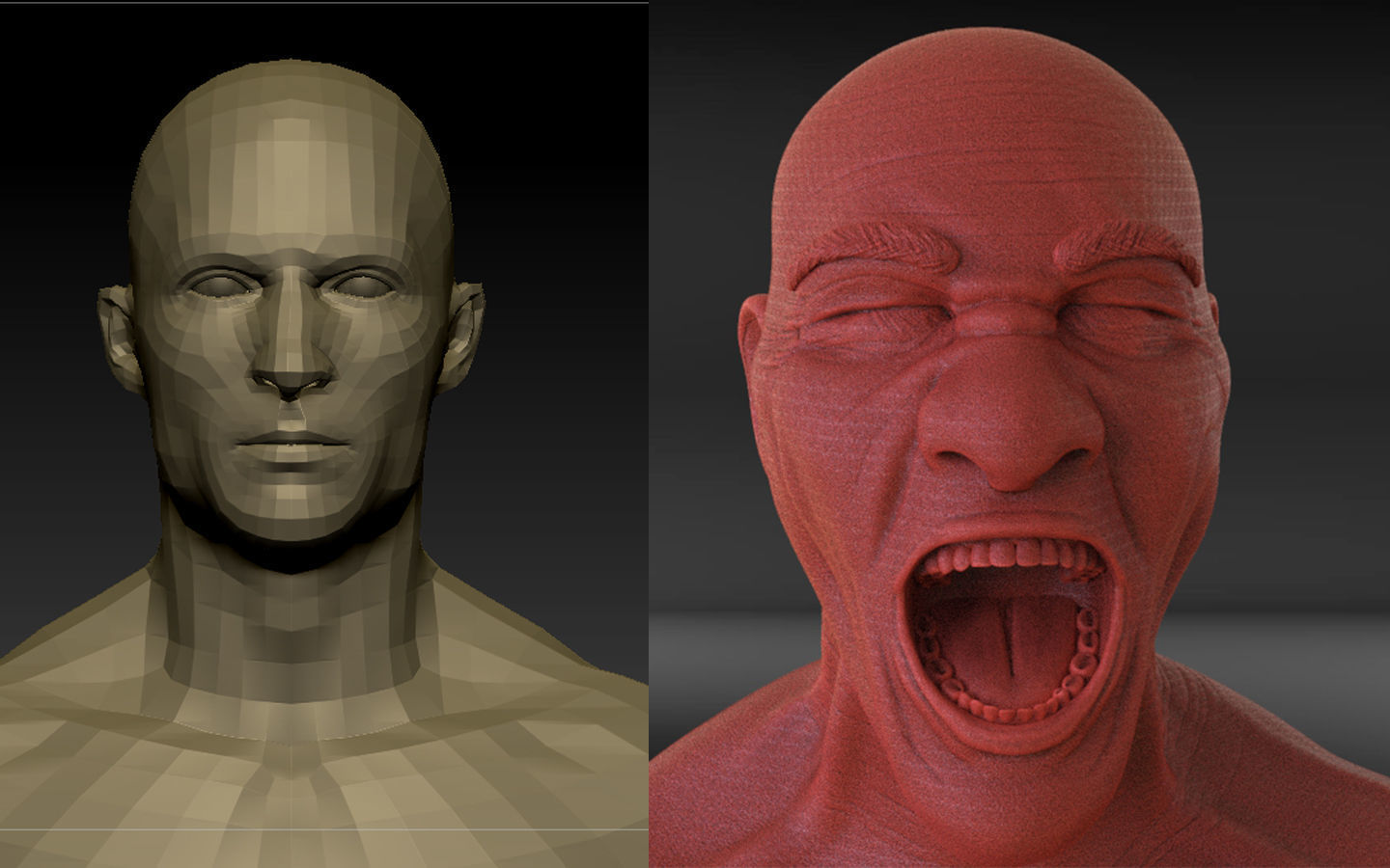 Angry Man Timelapse and Model 3D print model_8