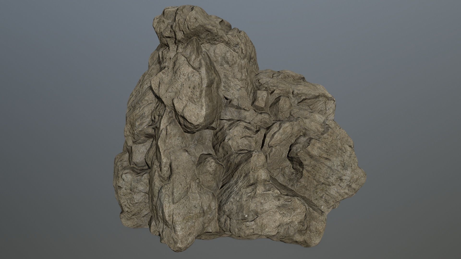 rocks rock Low-poly 3D model_5