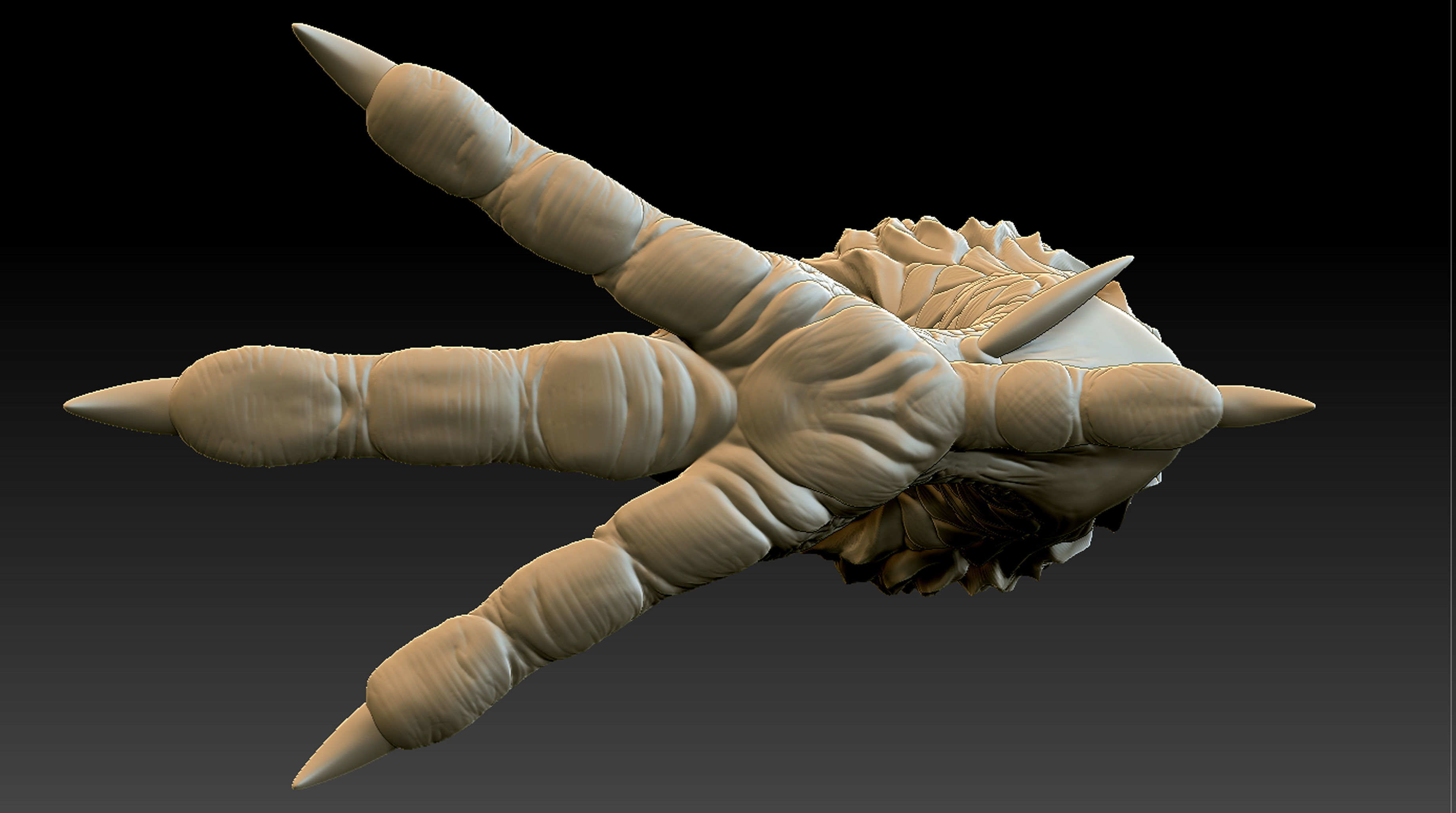 Chicken Leg 3D print model_3