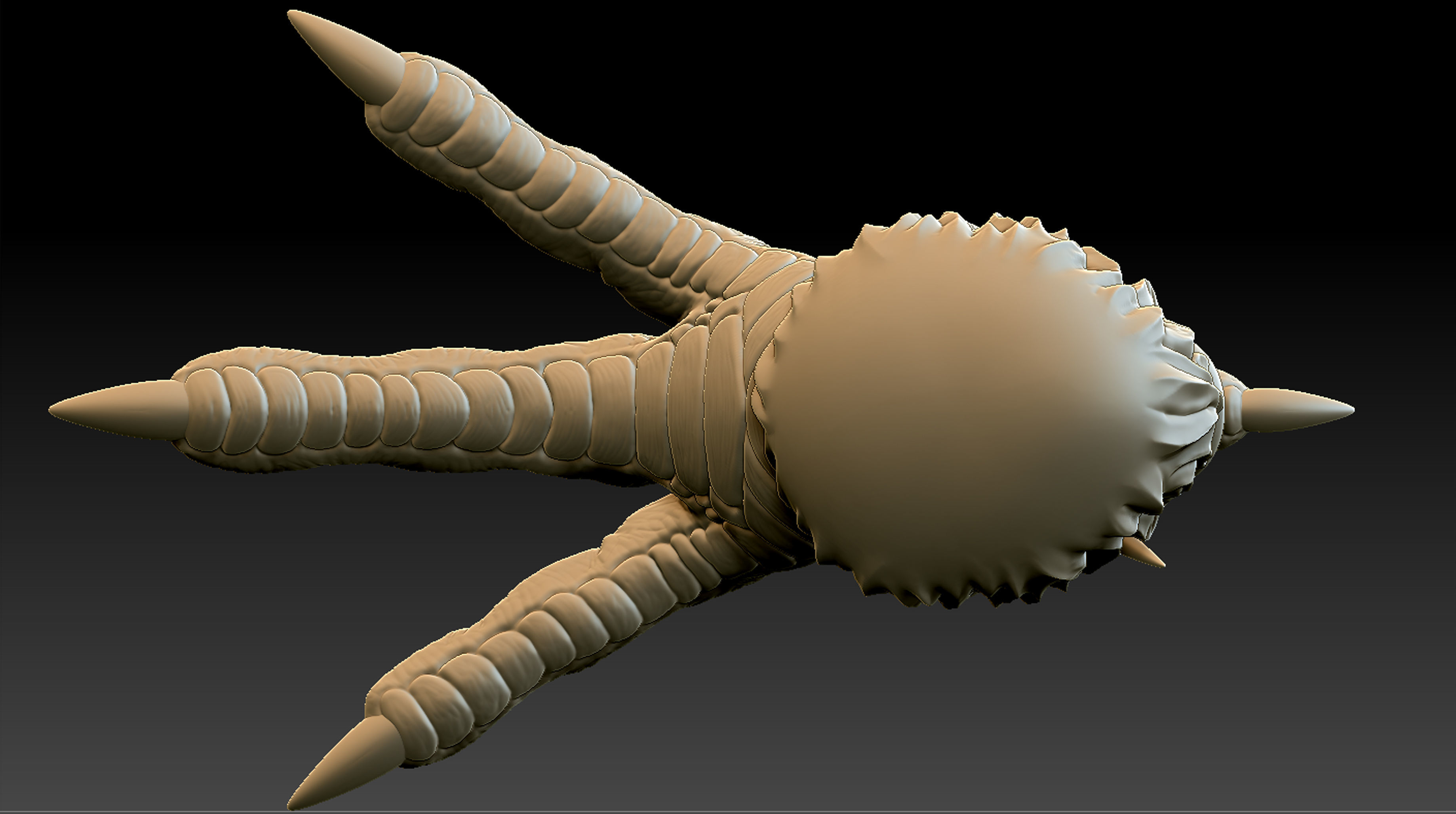 Chicken Leg 3D print model_4