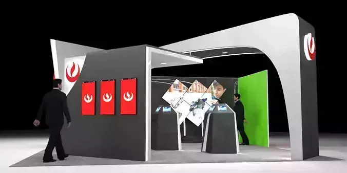 Information stand for university