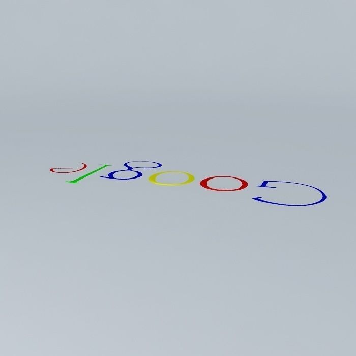 Google Logo / Icon Free 3D model_1