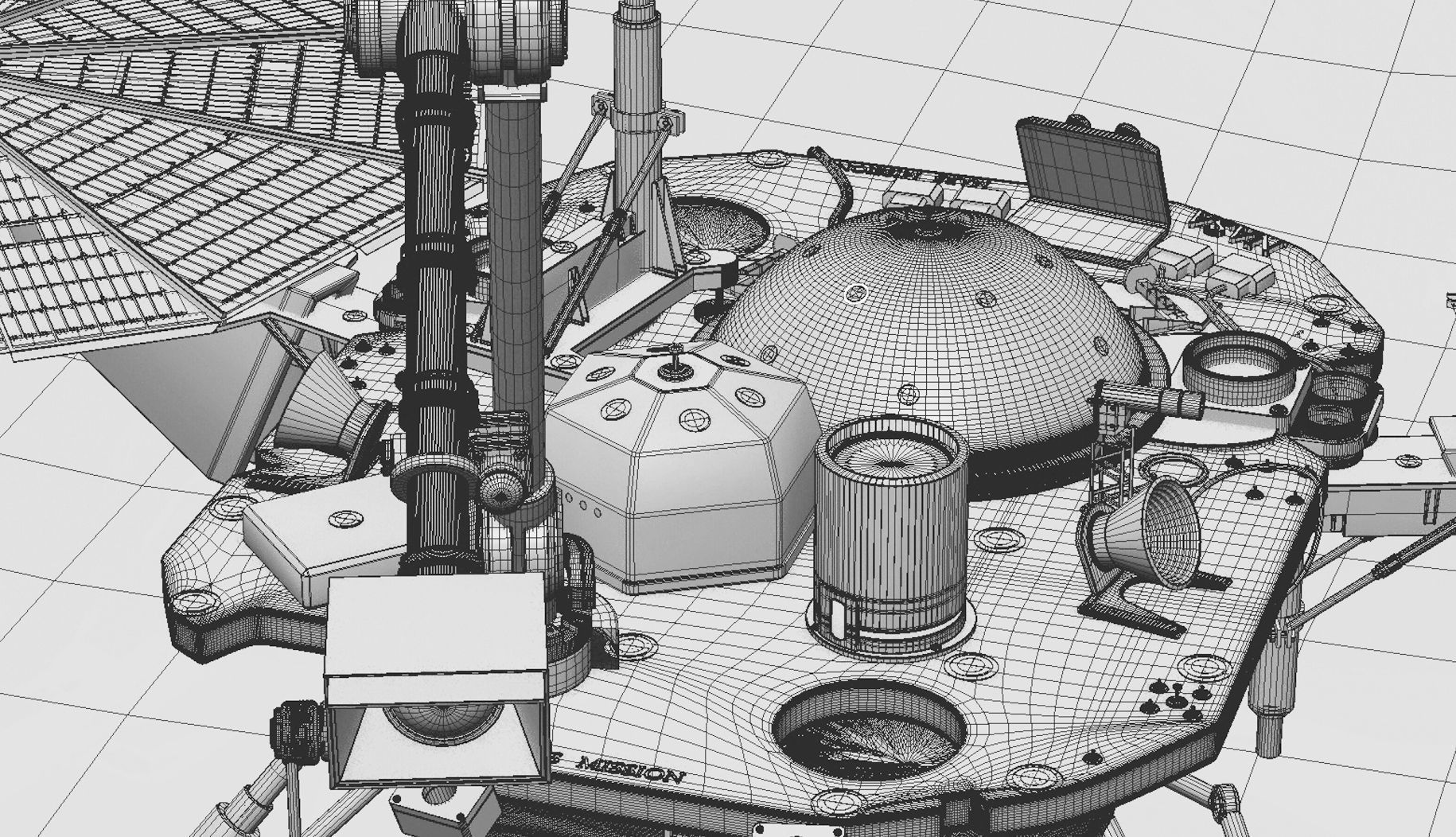 Mars Probe  3D model_5