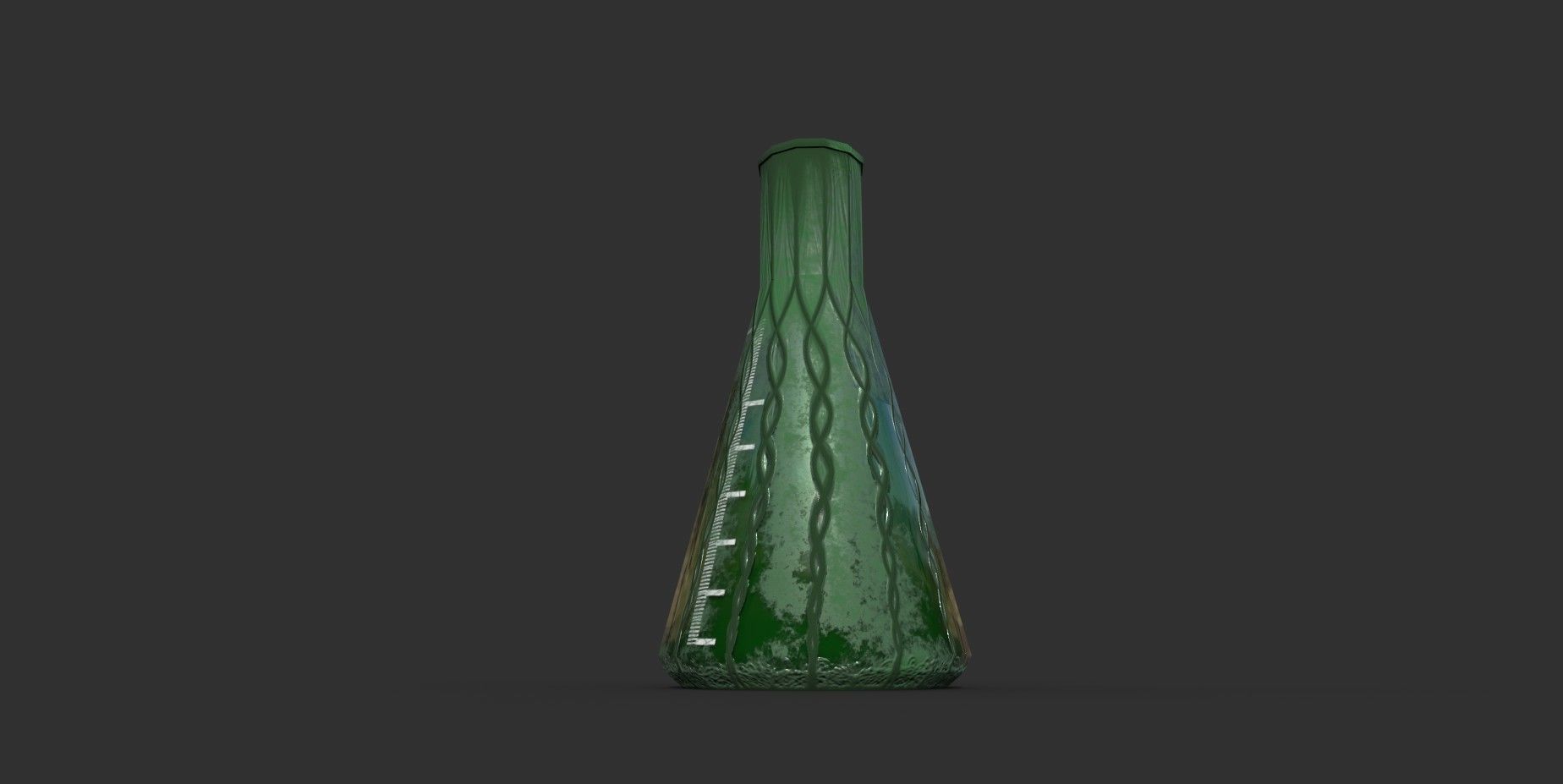 Chemistry Set liquid in flask 3D Model Collection_51