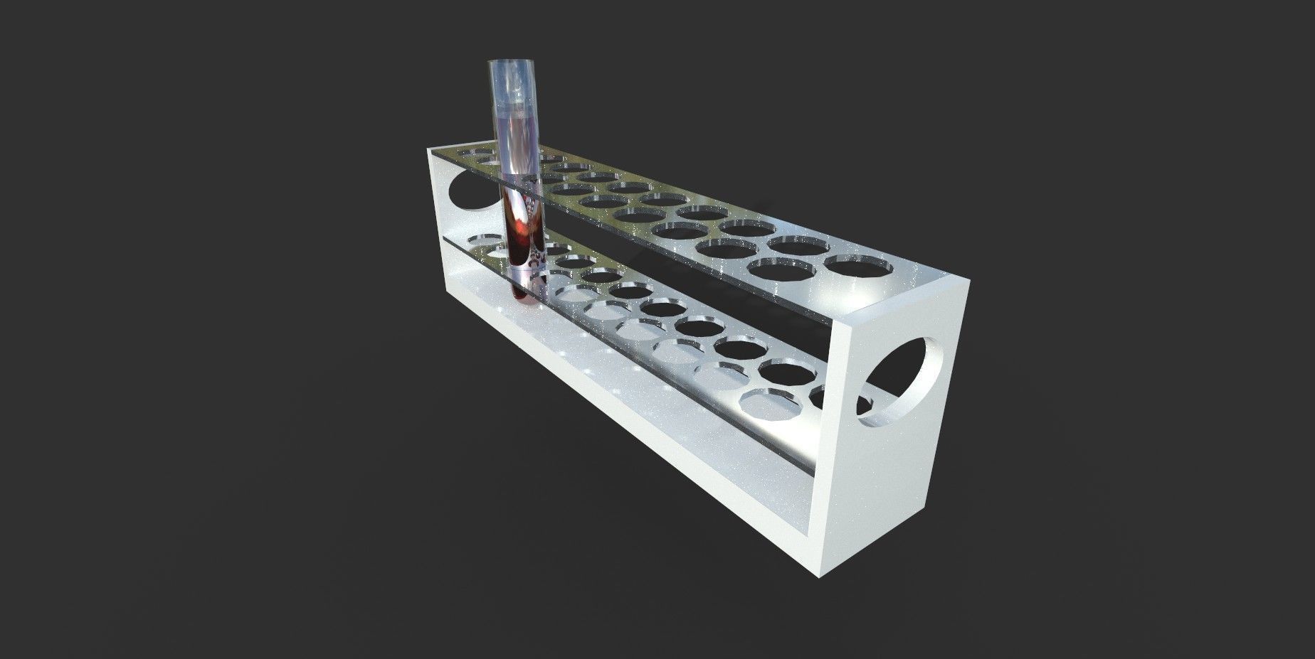 Chemistry Set liquid in flask 3D Model Collection_11