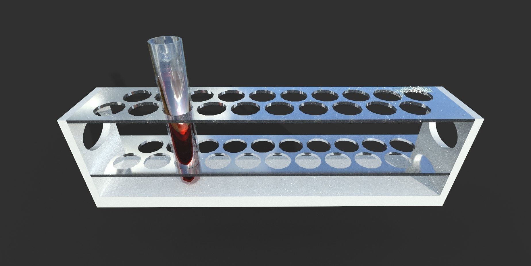 Chemistry Set liquid in flask 3D Model Collection_14