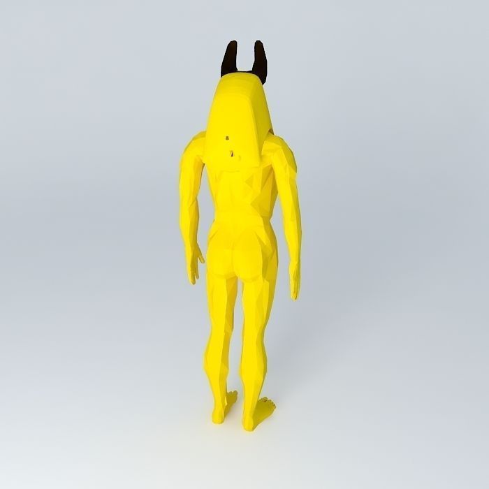 Anubis the man Free 3D model_1